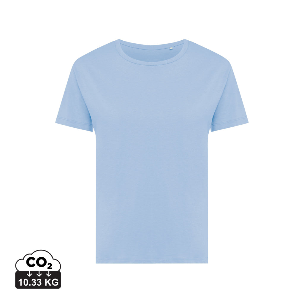 IQONIQ Yala Damen T-Shirt aus recycelter Baumwolle – sky blue