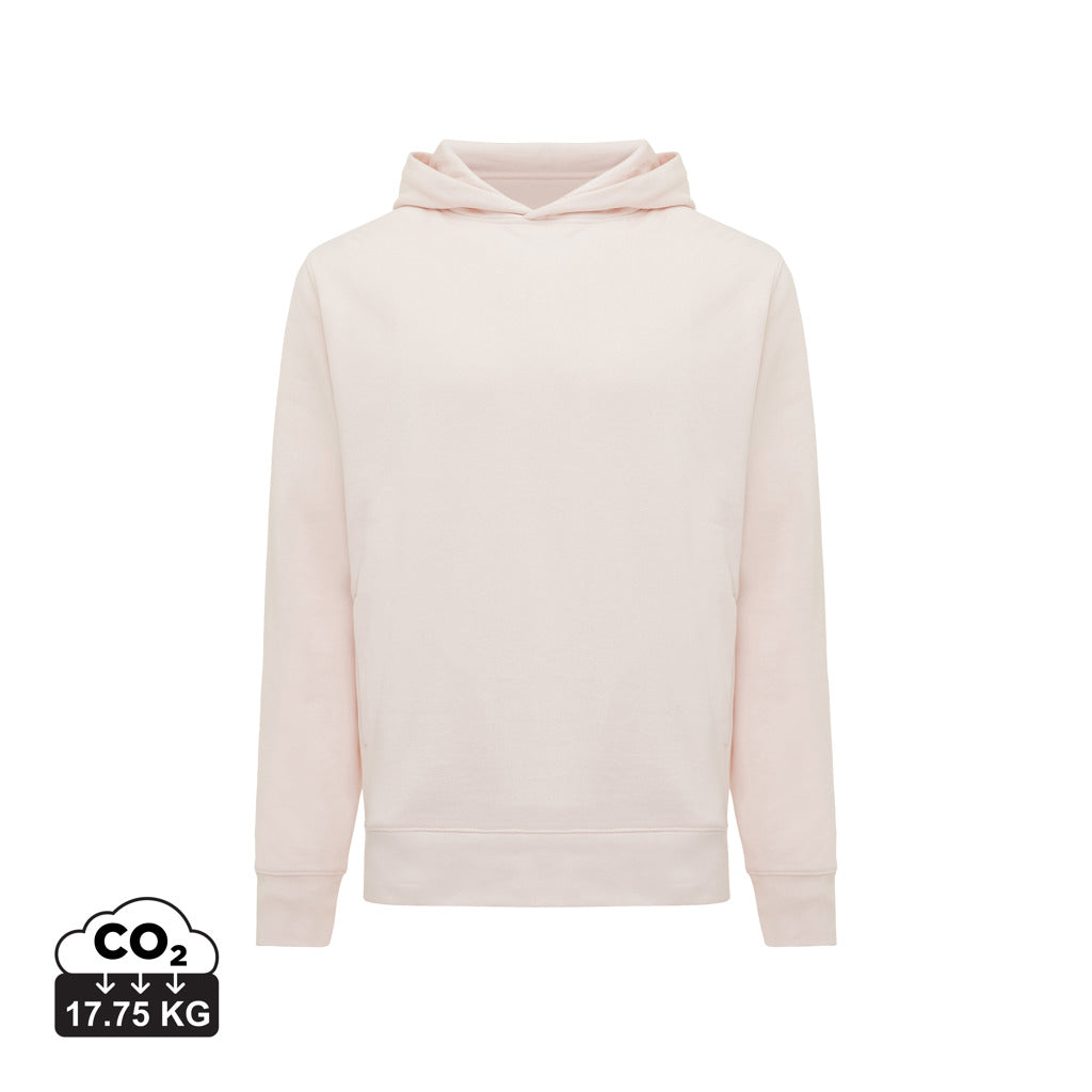 IQONIQ Yengo Hoodie mit Seitentaschen aus rec. Baumwolle – cloud pink