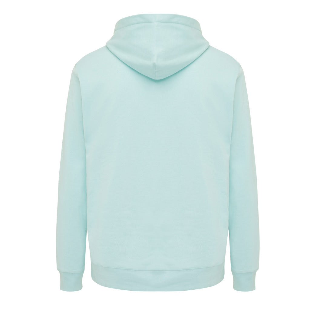 IQONIQ Yengo Hoodie mit Seitentaschen aus rec. Baumwolle – crushed mint