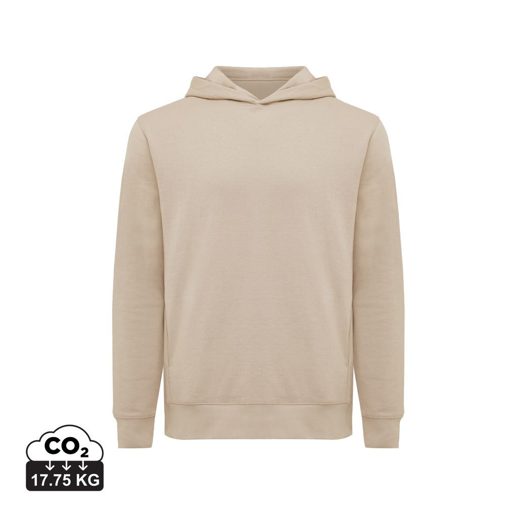 IQONIQ Yengo Hoodie mit Seitentaschen aus rec. Baumwolle – desert