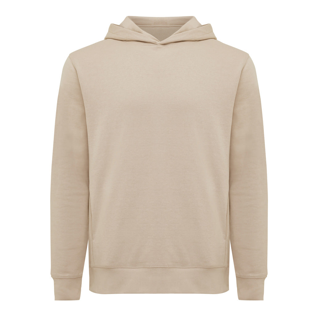 IQONIQ Yengo Hoodie mit Seitentaschen aus rec. Baumwolle – desert