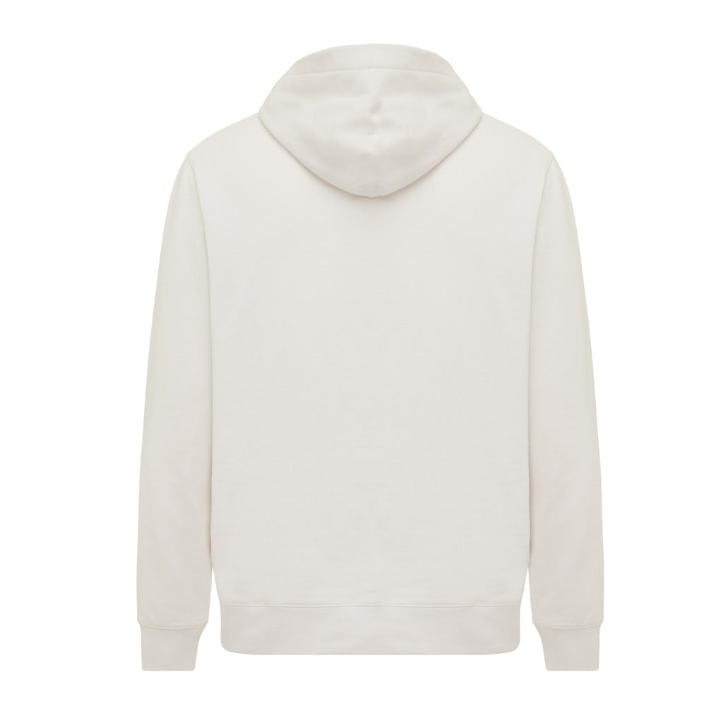 IQONIQ Yengo Hoodie mit Seitentaschen aus rec. Baumwolle – ivory white