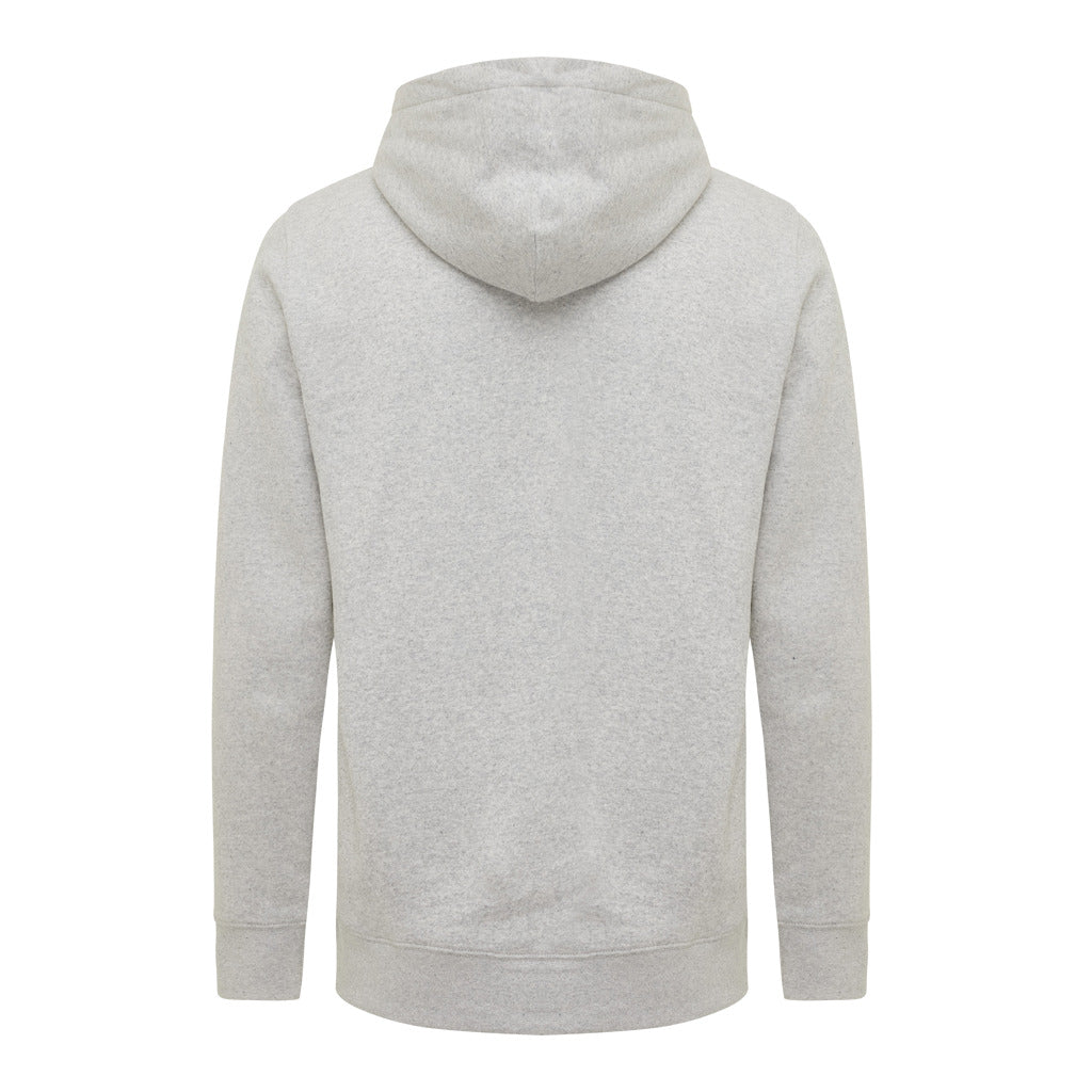 IQONIQ Yengo Hoodie mit Seitentaschen aus rec. Baumwolle – light heather grey