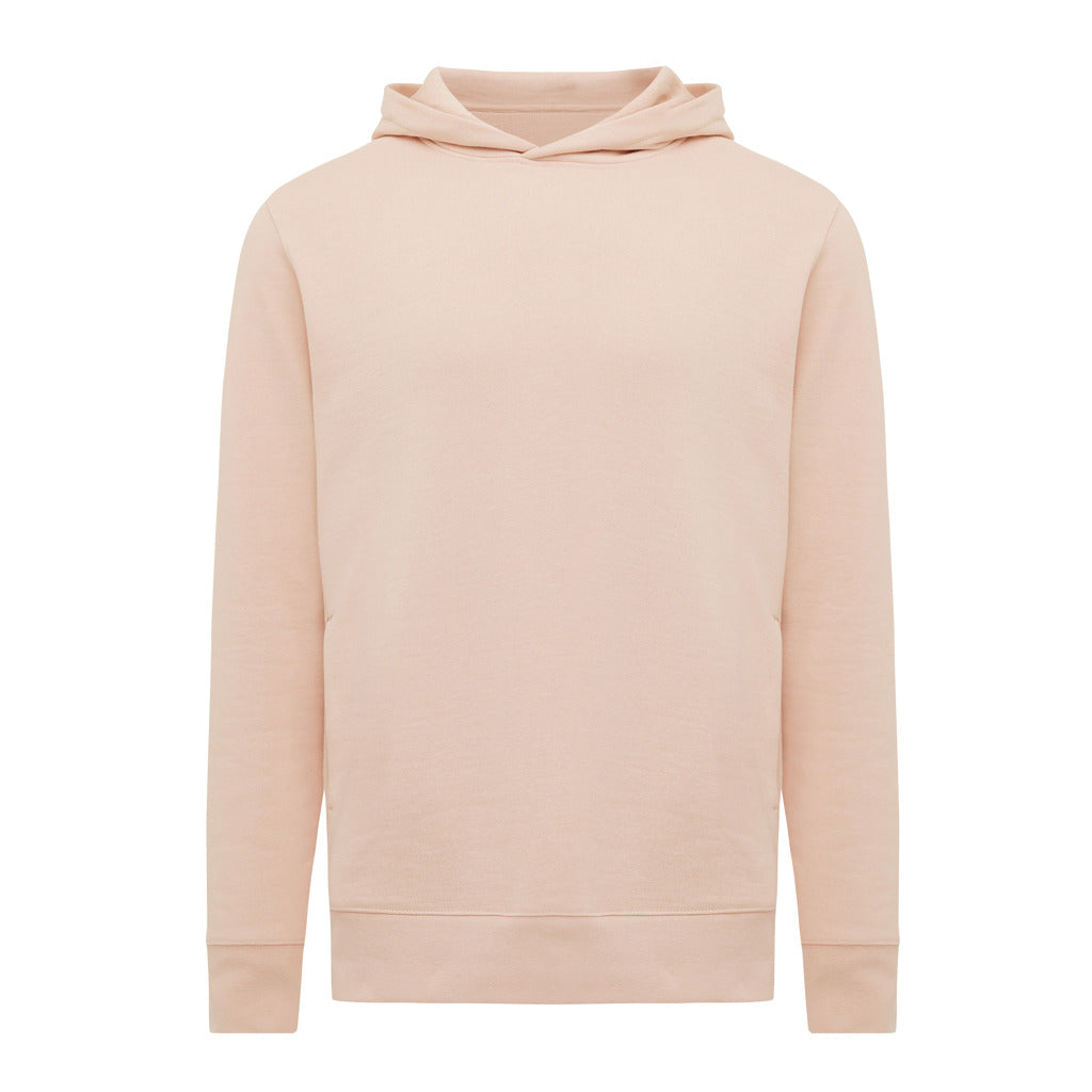 IQONIQ Yengo Hoodie mit Seitentaschen aus rec. Baumwolle – peach nectar