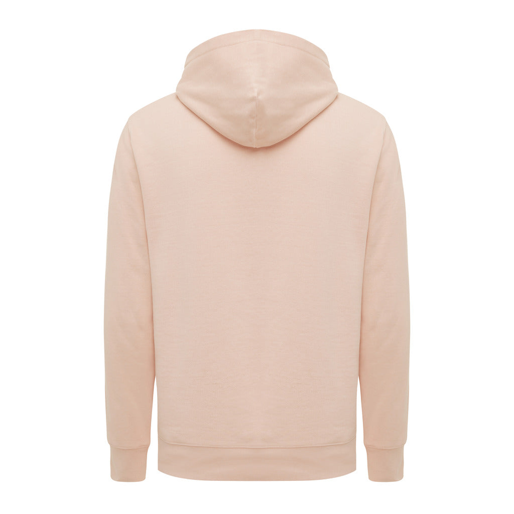 IQONIQ Yengo Hoodie mit Seitentaschen aus rec. Baumwolle – peach nectar