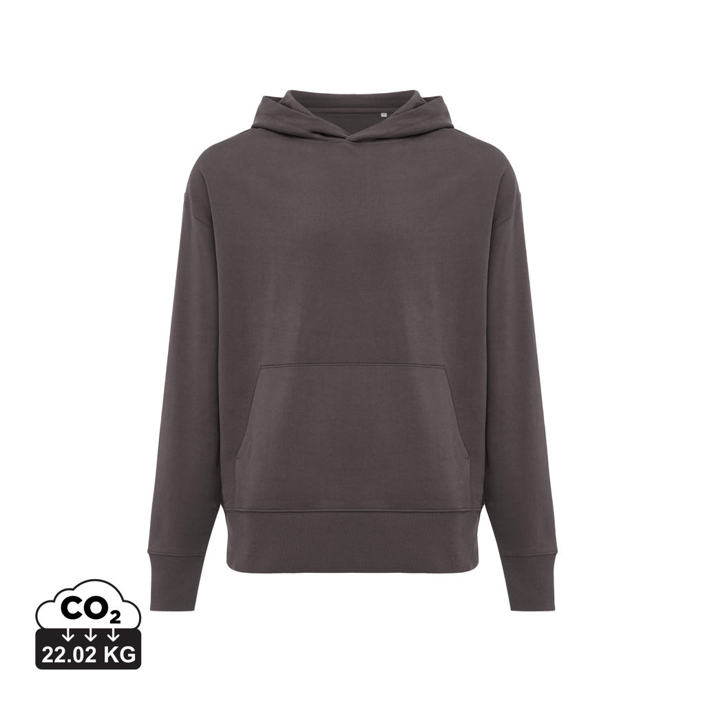 IQONIQ Yoho Relax-Hoodie aus recycelter Baumwolle – anthrazit