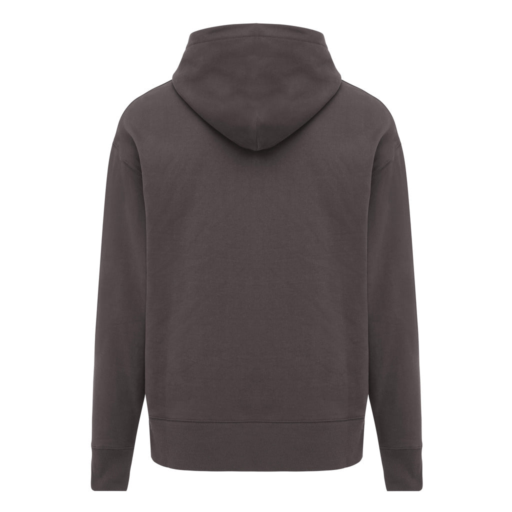 IQONIQ Yoho Relax-Hoodie aus recycelter Baumwolle – anthrazit