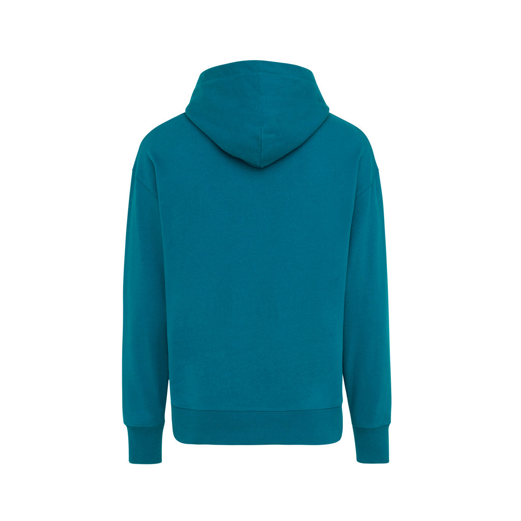 IQONIQ Yoho Relax-Hoodie aus recycelter Baumwolle – dark teal