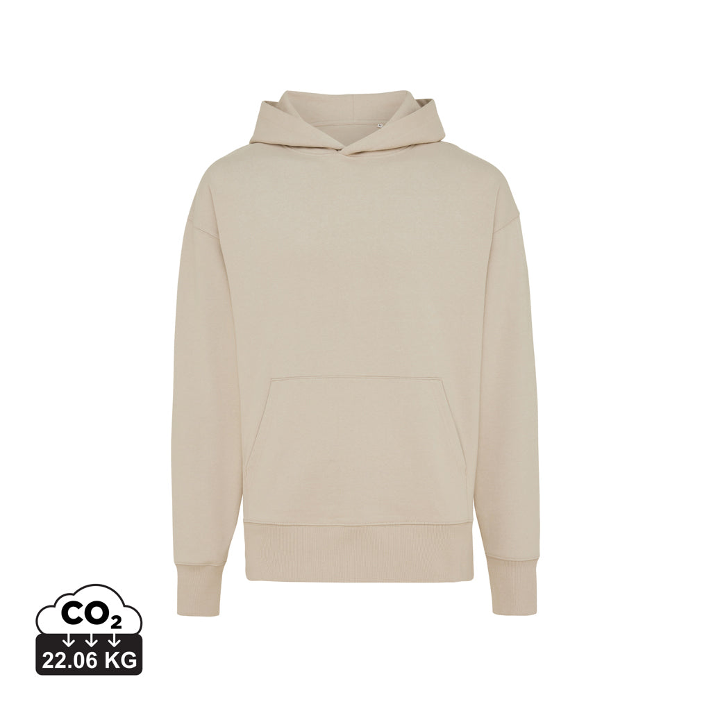 IQONIQ Yoho Relax-Hoodie aus recycelter Baumwolle – desert