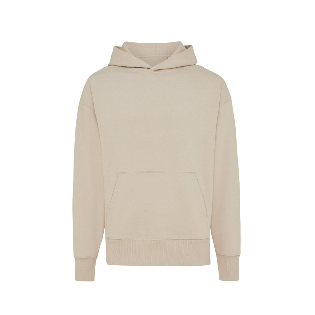 IQONIQ Yoho Relax-Hoodie aus recycelter Baumwolle – desert