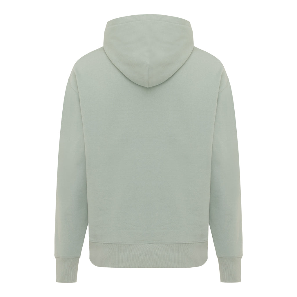 IQONIQ Yoho Relax-Hoodie aus recycelter Baumwolle – Iceberg green