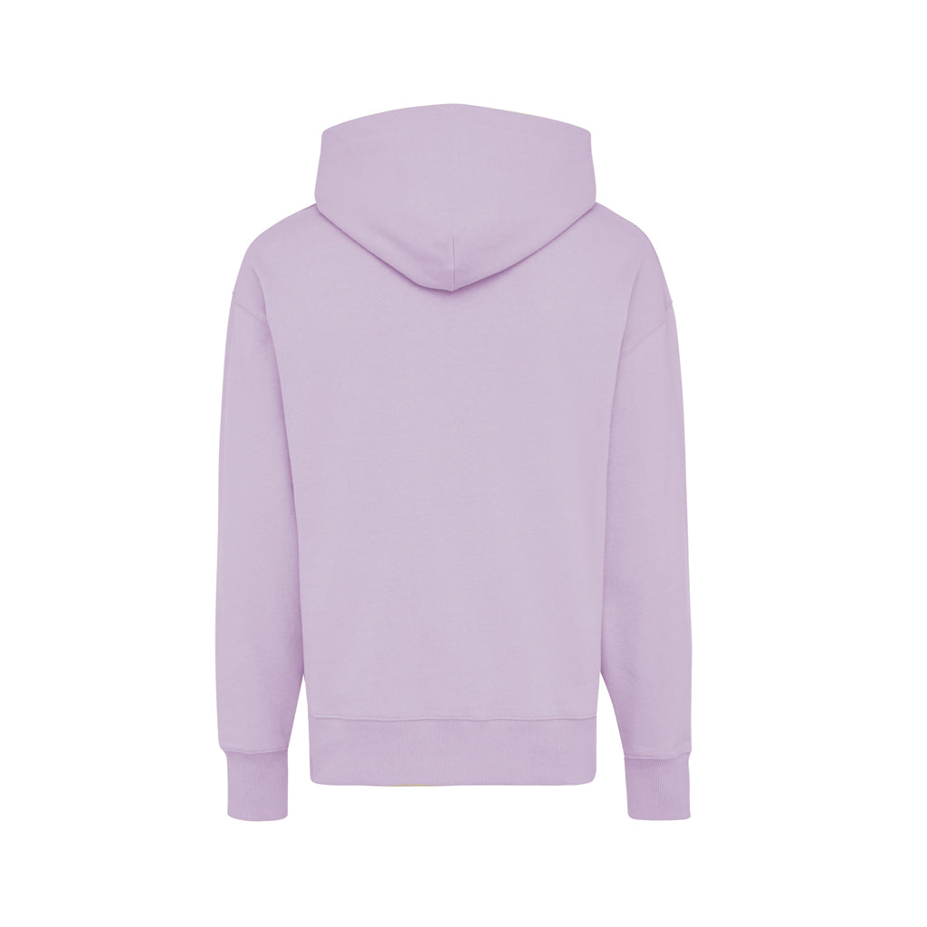 IQONIQ Yoho Relax-Hoodie aus recycelter Baumwolle – lavender