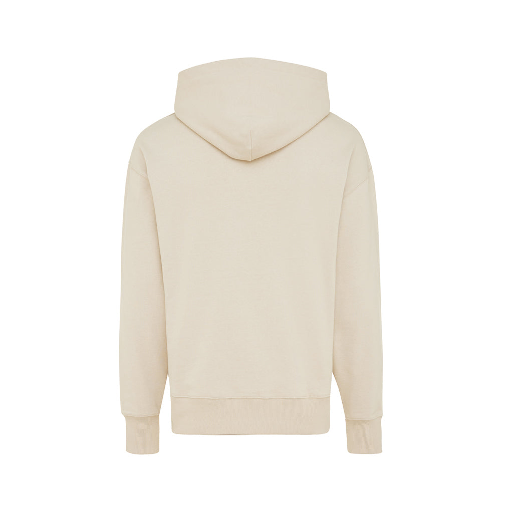 IQONIQ Yoho Relax-Hoodie aus recycelter Baumwolle – natural raw