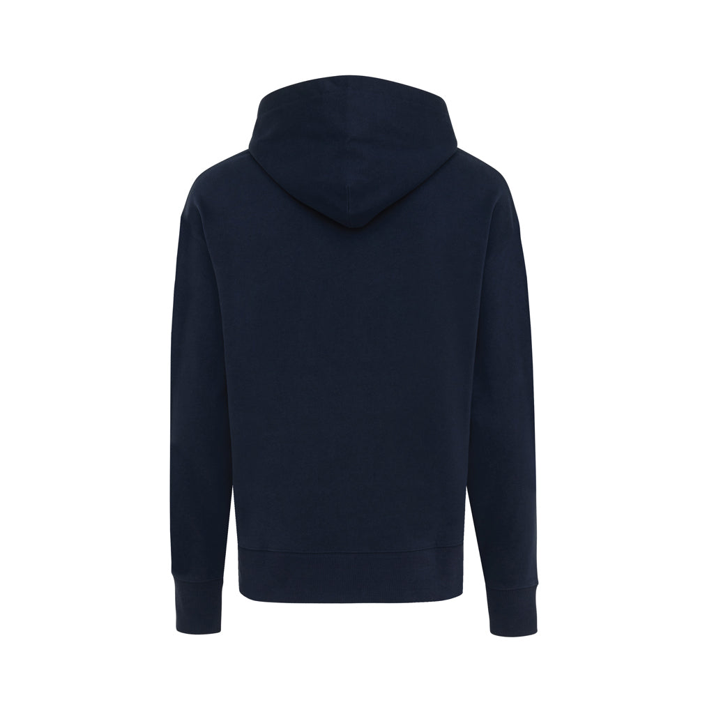 IQONIQ Yoho Relax-Hoodie aus recycelter Baumwolle – navy blau
