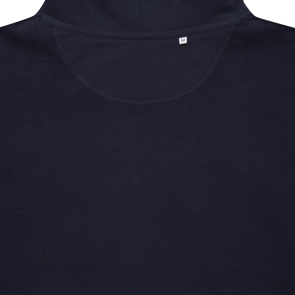 IQONIQ Yoho Relax-Hoodie aus recycelter Baumwolle – navy blau