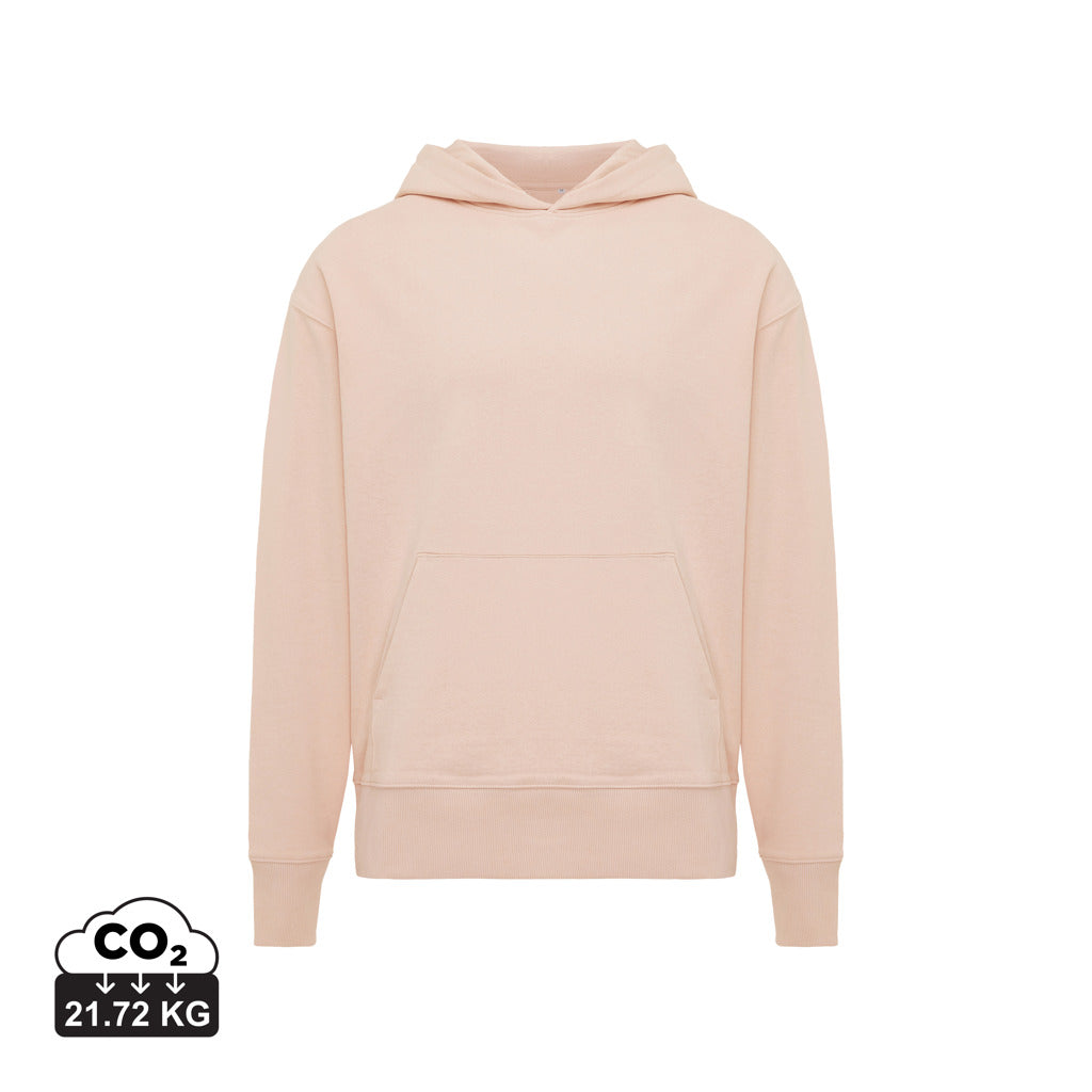 IQONIQ Yoho Relax-Hoodie aus recycelter Baumwolle – peach nectar