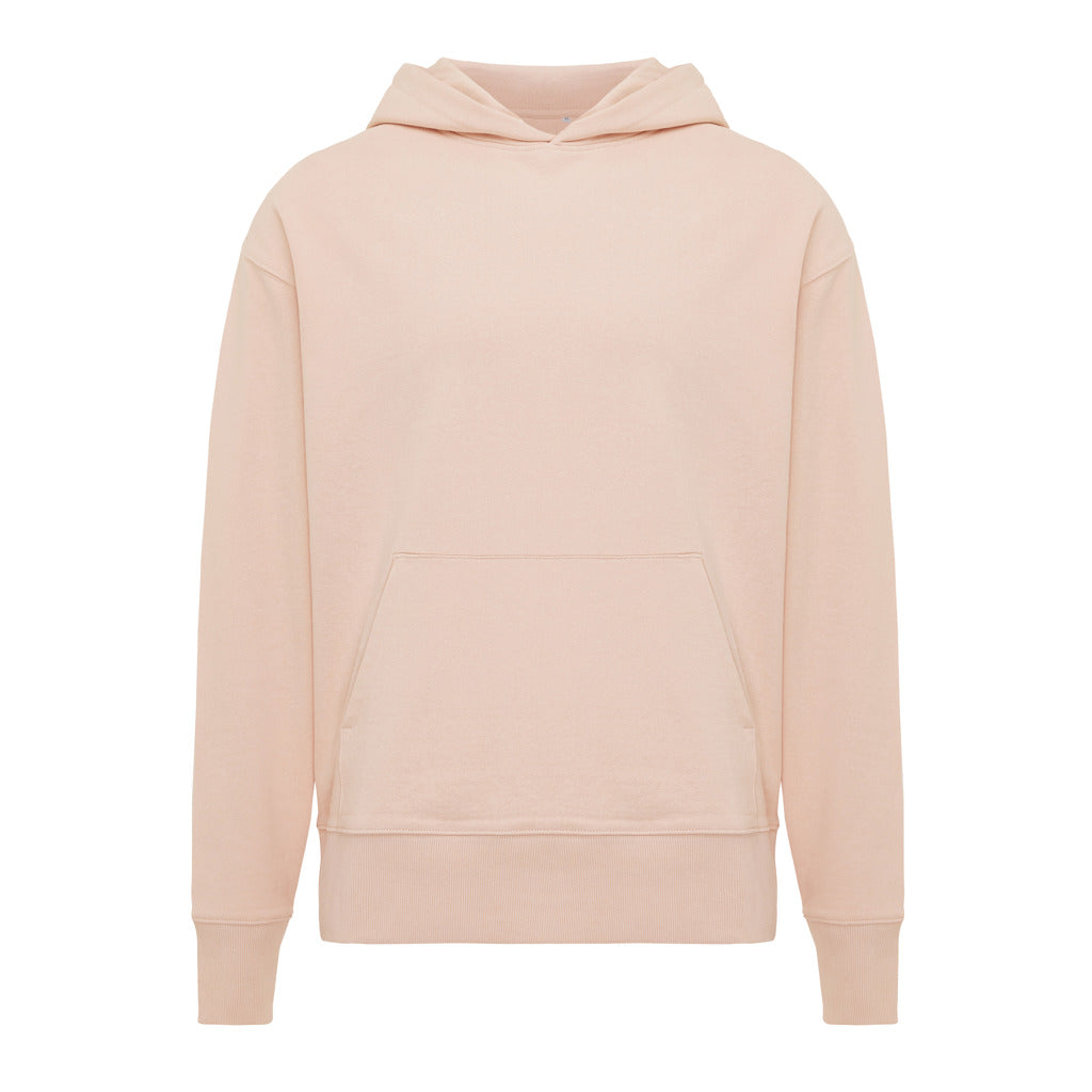 IQONIQ Yoho Relax-Hoodie aus recycelter Baumwolle – peach nectar