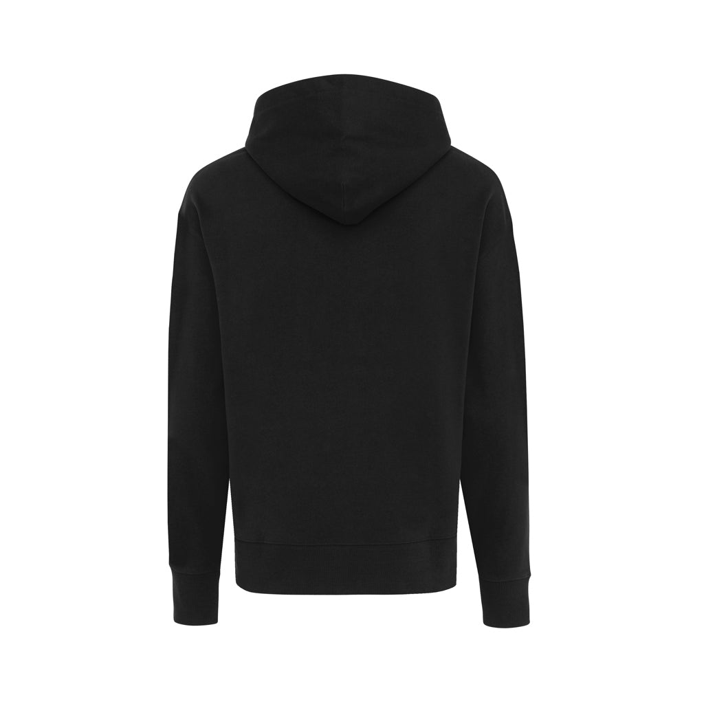IQONIQ Yoho Relax-Hoodie aus recycelter Baumwolle – schwarz