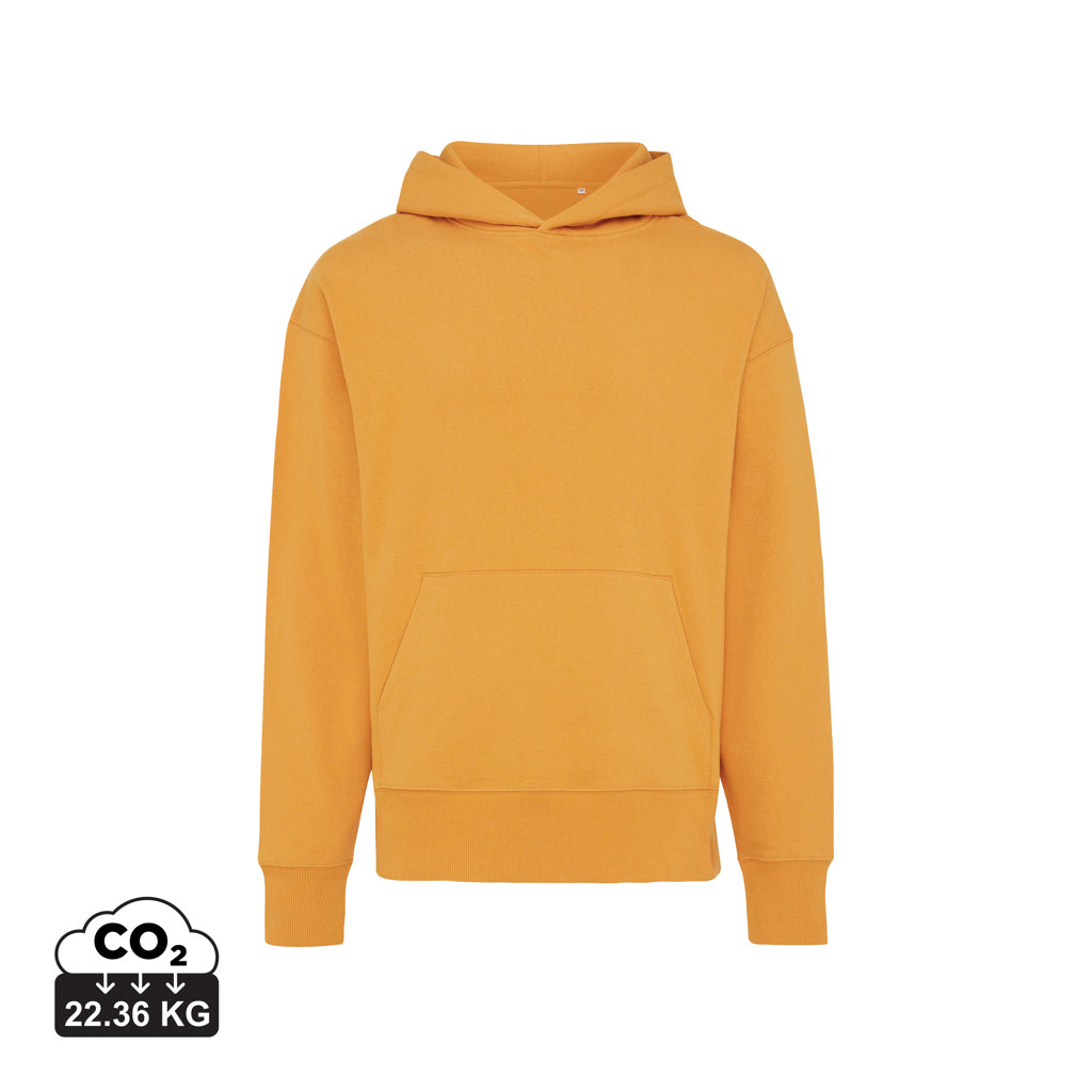 IQONIQ Yoho Relax-Hoodie aus recycelter Baumwolle – sundial orange