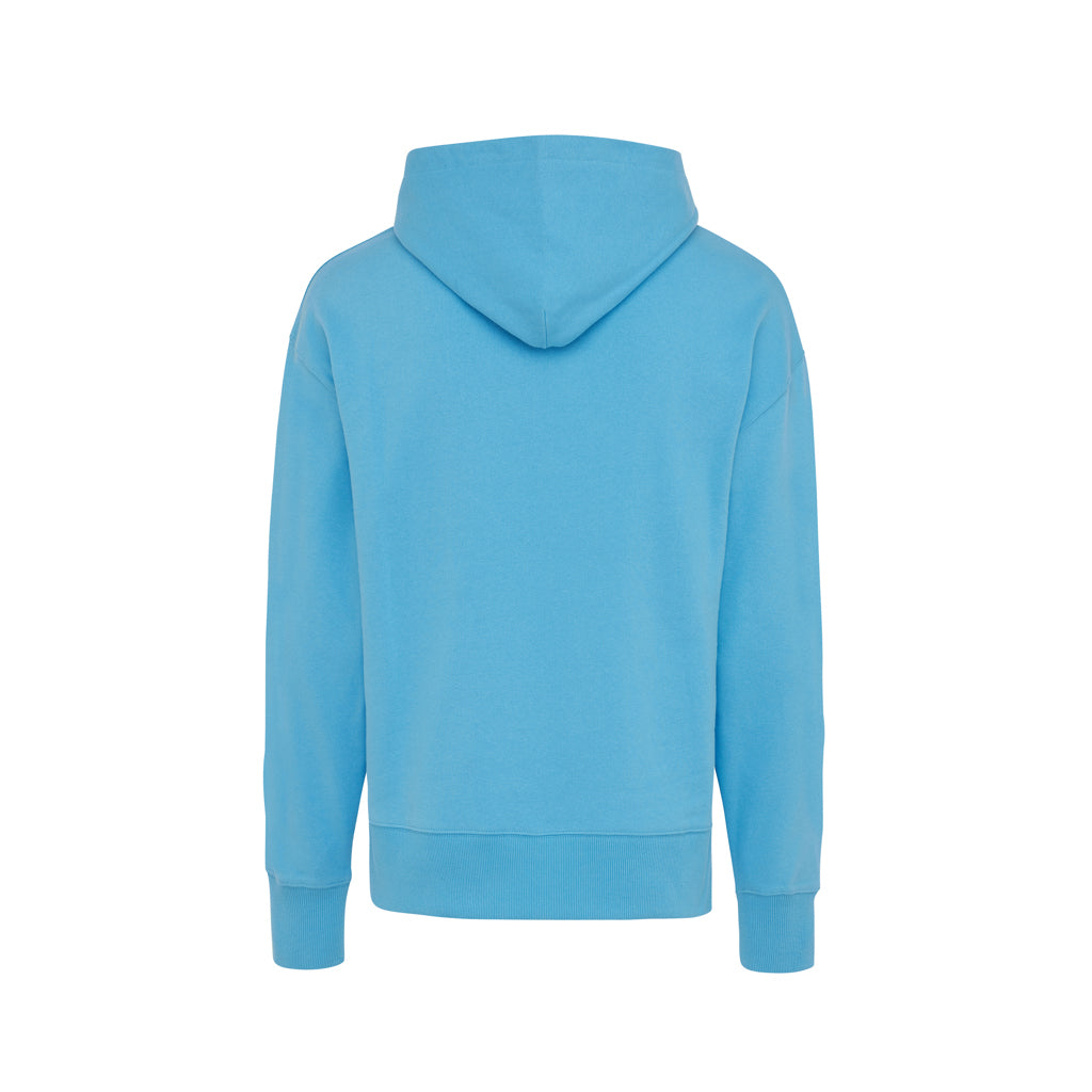 IQONIQ Yoho Relax-Hoodie aus recycelter Baumwolle – tranquil blue