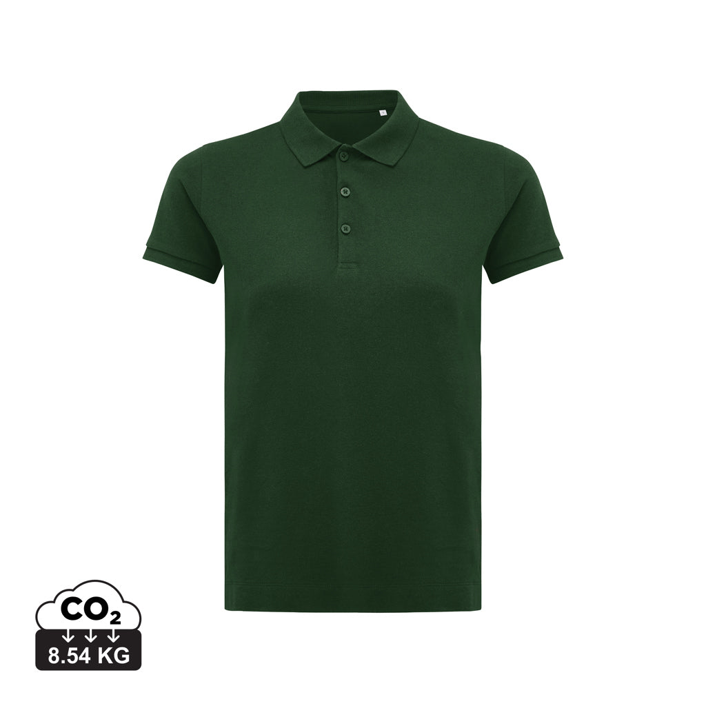 IQONIQ Yosemite Damen Piqué-Poloshirt aus rec. Baumwolle – forest green