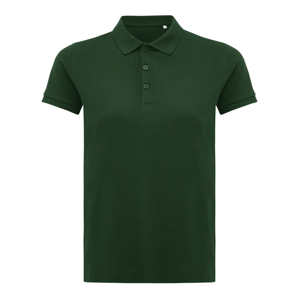 IQONIQ Yosemite Damen Piqué-Poloshirt aus rec. Baumwolle – forest green
