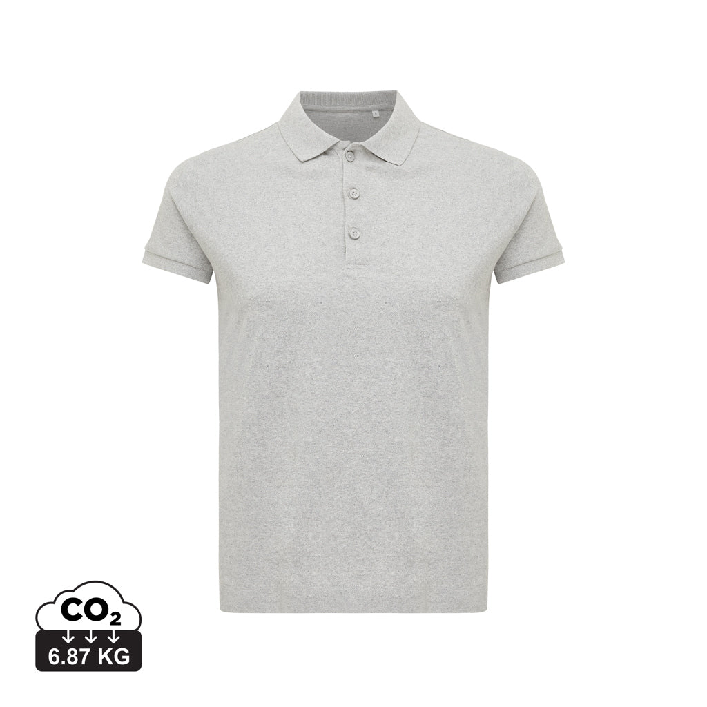 IQONIQ Yosemite Damen Piqué-Poloshirt aus rec. Baumwolle – heather grey