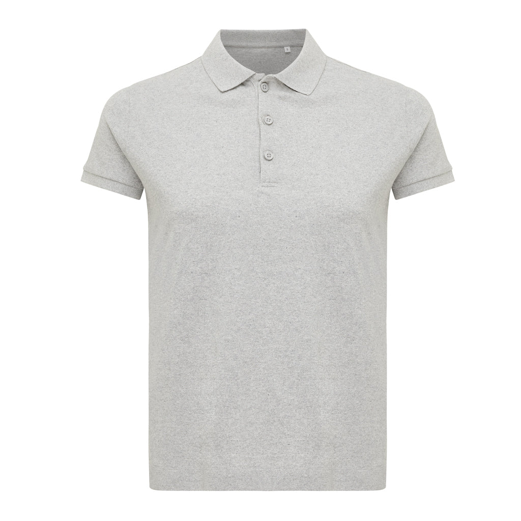 IQONIQ Yosemite Damen Piqué-Poloshirt aus rec. Baumwolle – heather grey