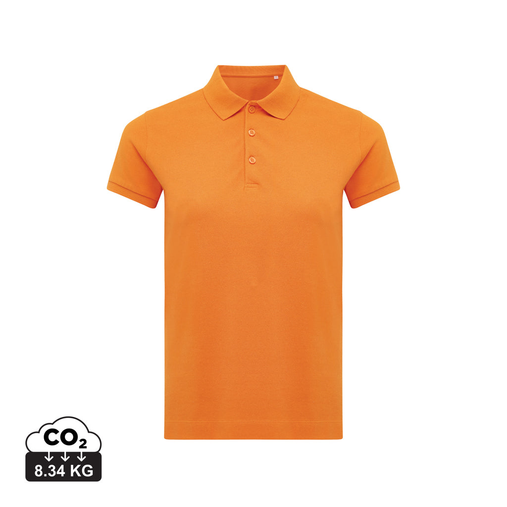 IQONIQ Yosemite Damen Piqué-Poloshirt aus rec. Baumwolle – orange