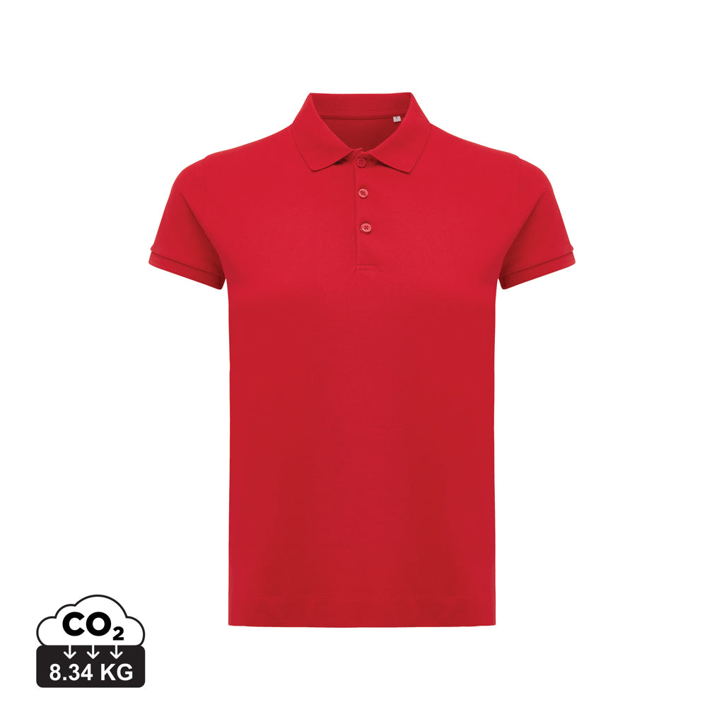IQONIQ Yosemite Damen Piqué-Poloshirt aus rec. Baumwolle – rot