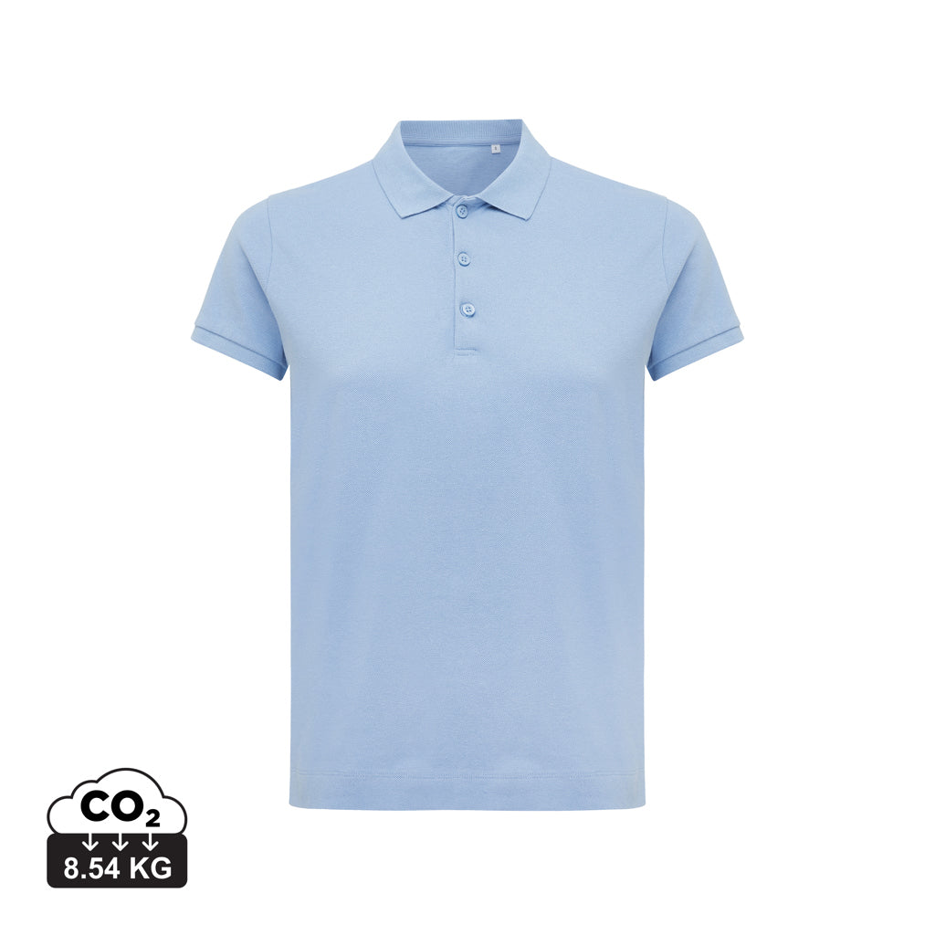 IQONIQ Yosemite Damen Piqué-Poloshirt aus rec. Baumwolle – sky blue