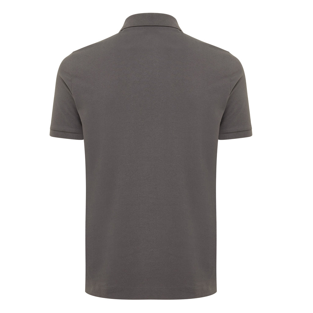 IQONIQ Yosemite Piqué-Poloshirt aus recycelter Baumwolle – anthrazit