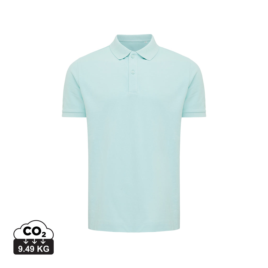 IQONIQ Yosemite Piqué-Poloshirt aus recycelter Baumwolle – crushed mint