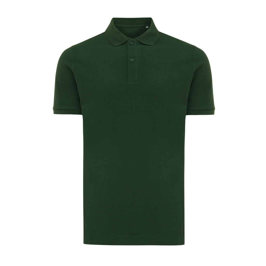 IQONIQ Yosemite Piqué-Poloshirt aus recycelter Baumwolle – forest green