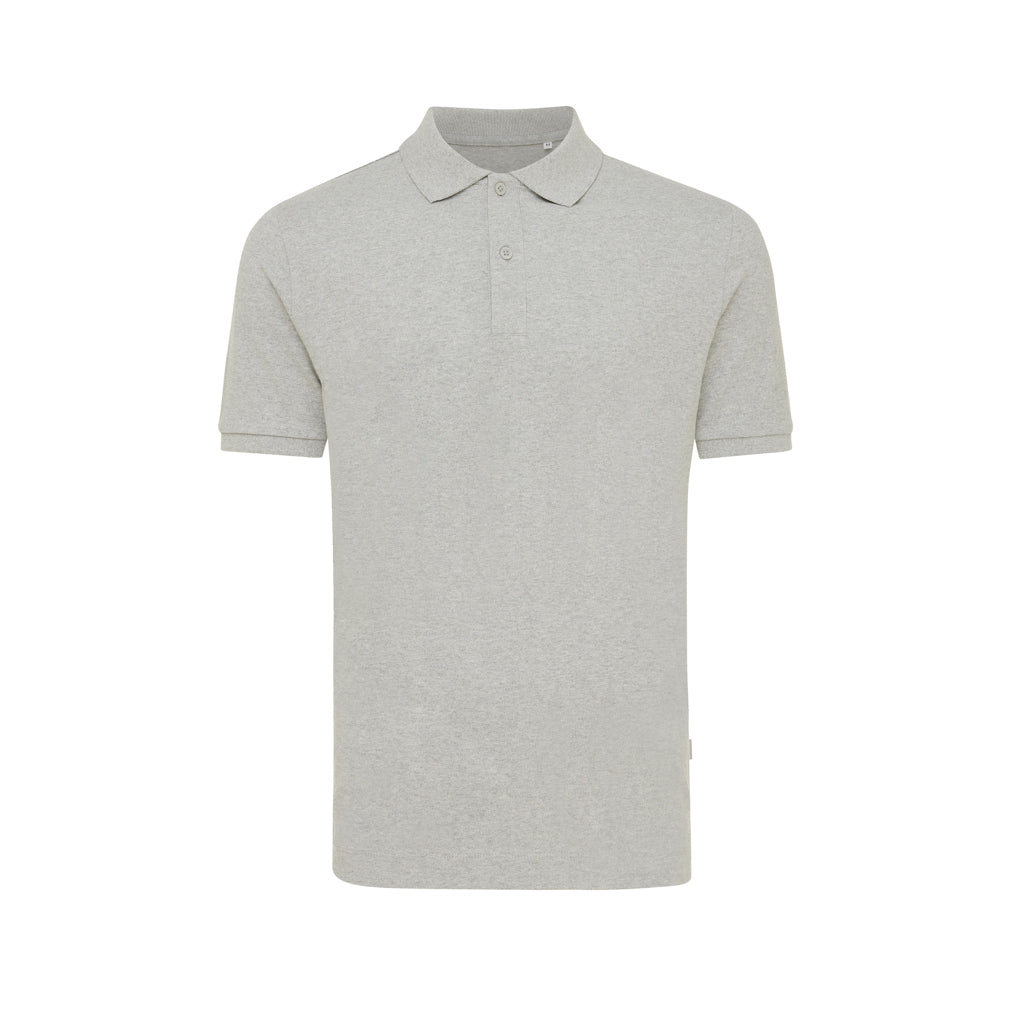 IQONIQ Yosemite Piqué-Poloshirt aus recycelter Baumwolle – heather grey
