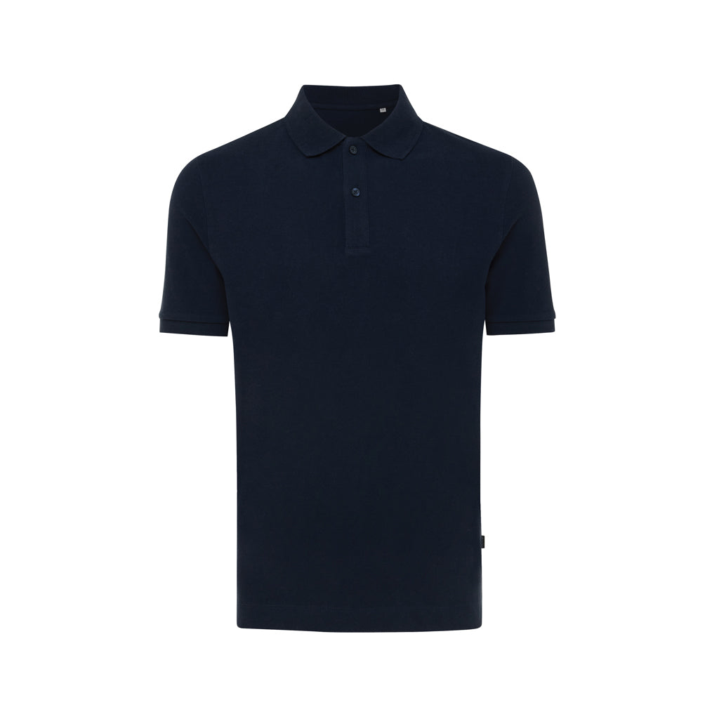 IQONIQ Yosemite Piqué-Poloshirt aus recycelter Baumwolle – navy blau