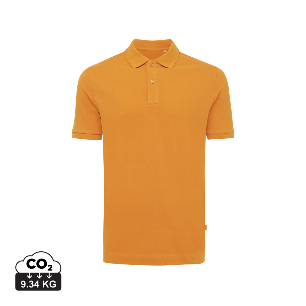IQONIQ Yosemite Piqué-Poloshirt aus recycelter Baumwolle – sundial orange