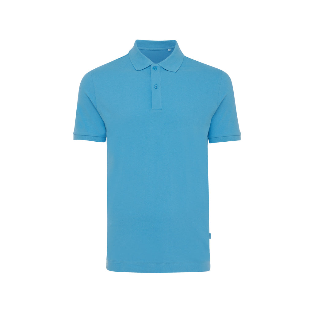 IQONIQ Yosemite Piqué-Poloshirt aus recycelter Baumwolle – tranquil blue
