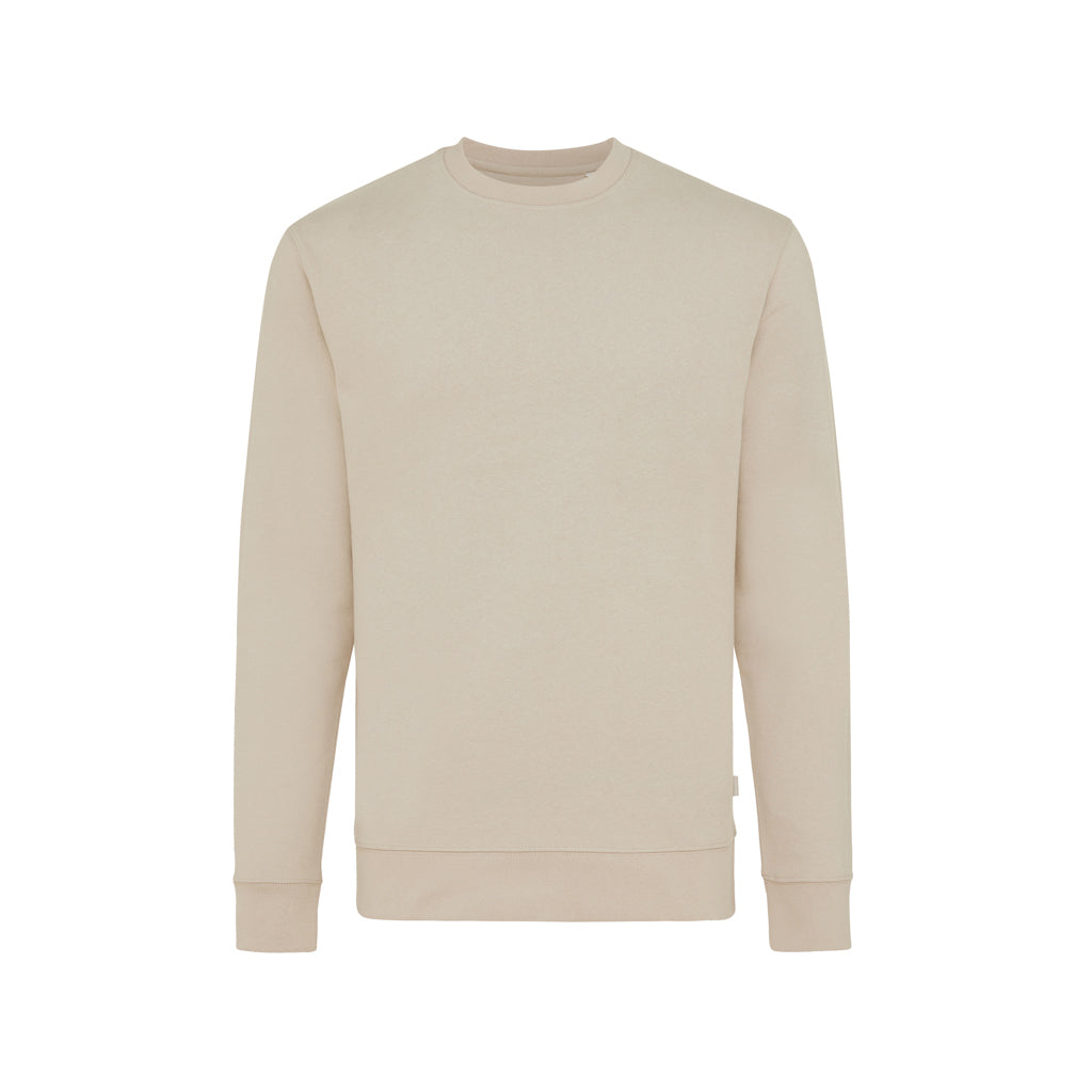 IQONIQ Zion Rundhals-Sweater aus recycelter Baumwolle – desert