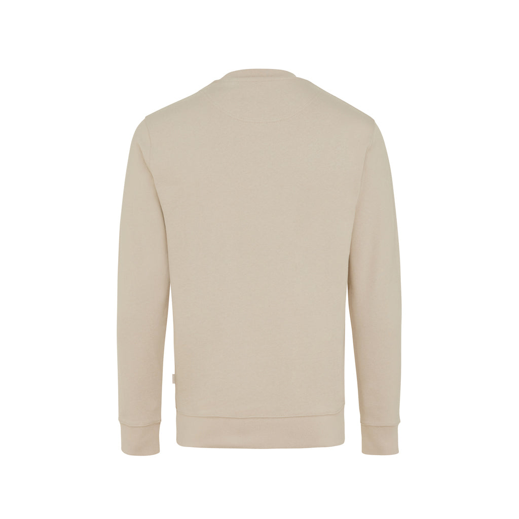 IQONIQ Zion Rundhals-Sweater aus recycelter Baumwolle – desert