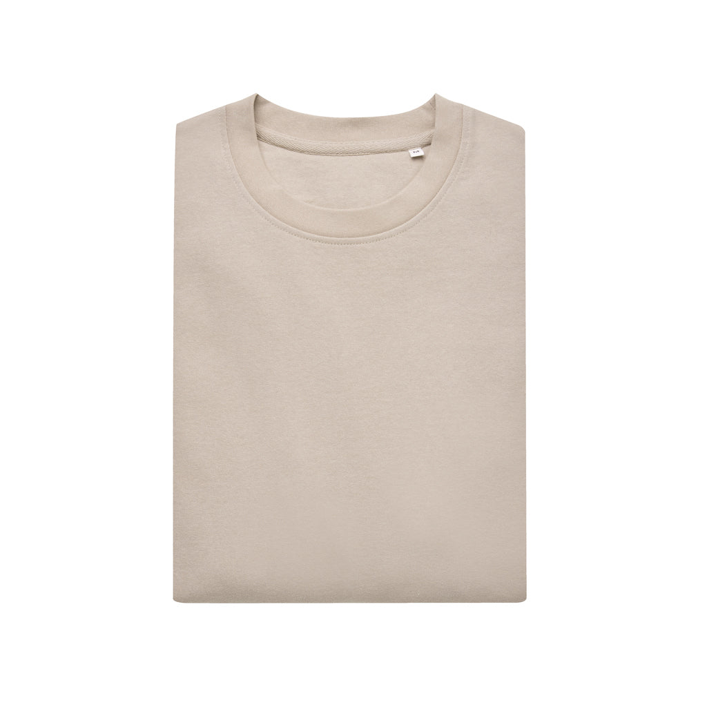 IQONIQ Zion Rundhals-Sweater aus recycelter Baumwolle – desert