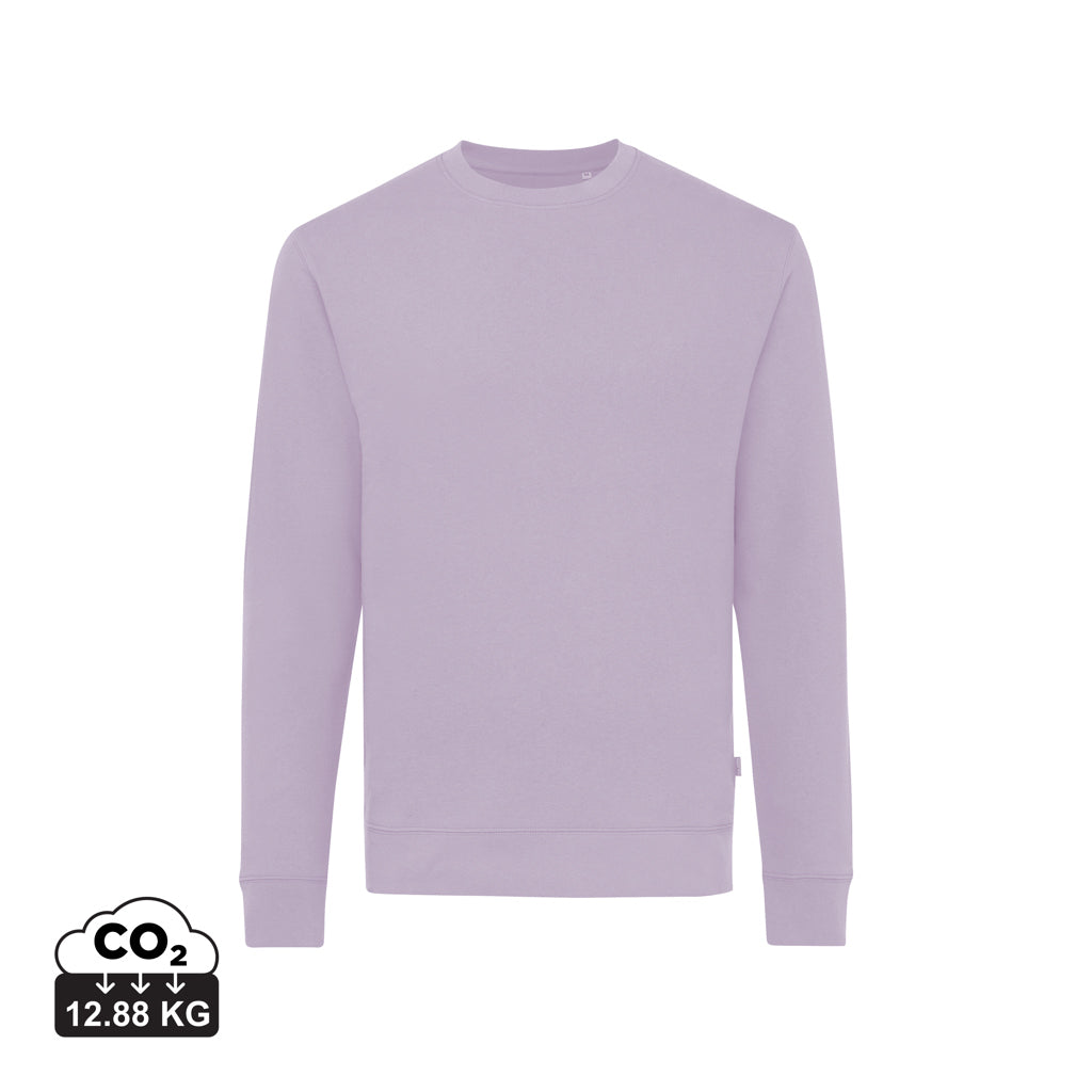 IQONIQ Zion Rundhals-Sweater aus recycelter Baumwolle – lavender