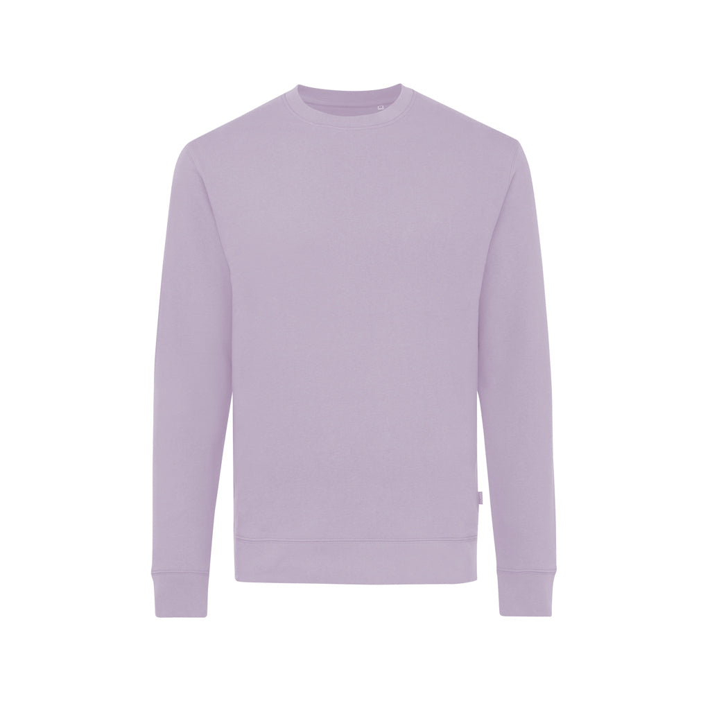 IQONIQ Zion Rundhals-Sweater aus recycelter Baumwolle – lavender