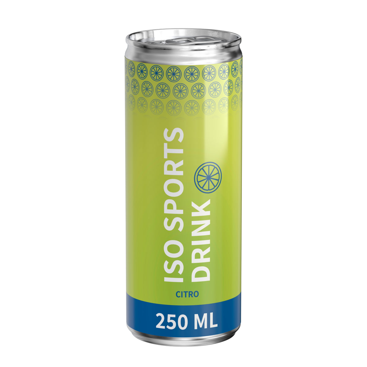 Iso Drink Citro 250 ml Dose mit Etikett rundum