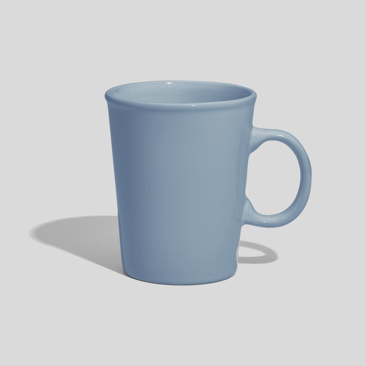 Kaffeebecher 280 ml mit rundem Henkel und Randwulst – Hellblau