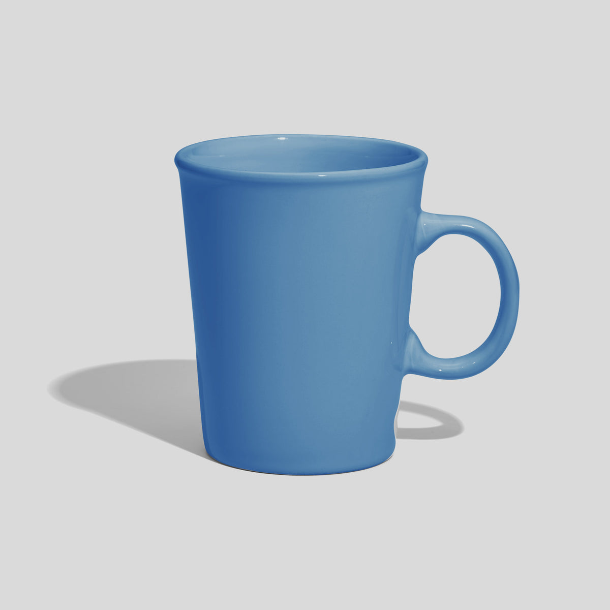 Kaffeebecher 280 ml mit rundem Henkel und Randwulst – Himmelblau