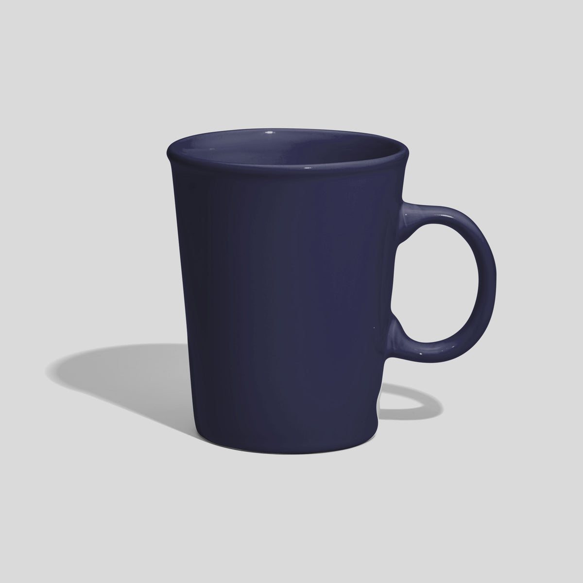 Kaffeebecher 280 ml mit rundem Henkel und Randwulst – Marineblau