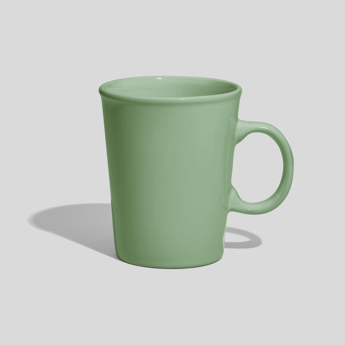 Kaffeebecher 280 ml mit rundem Henkel und Randwulst – Mintgrün
