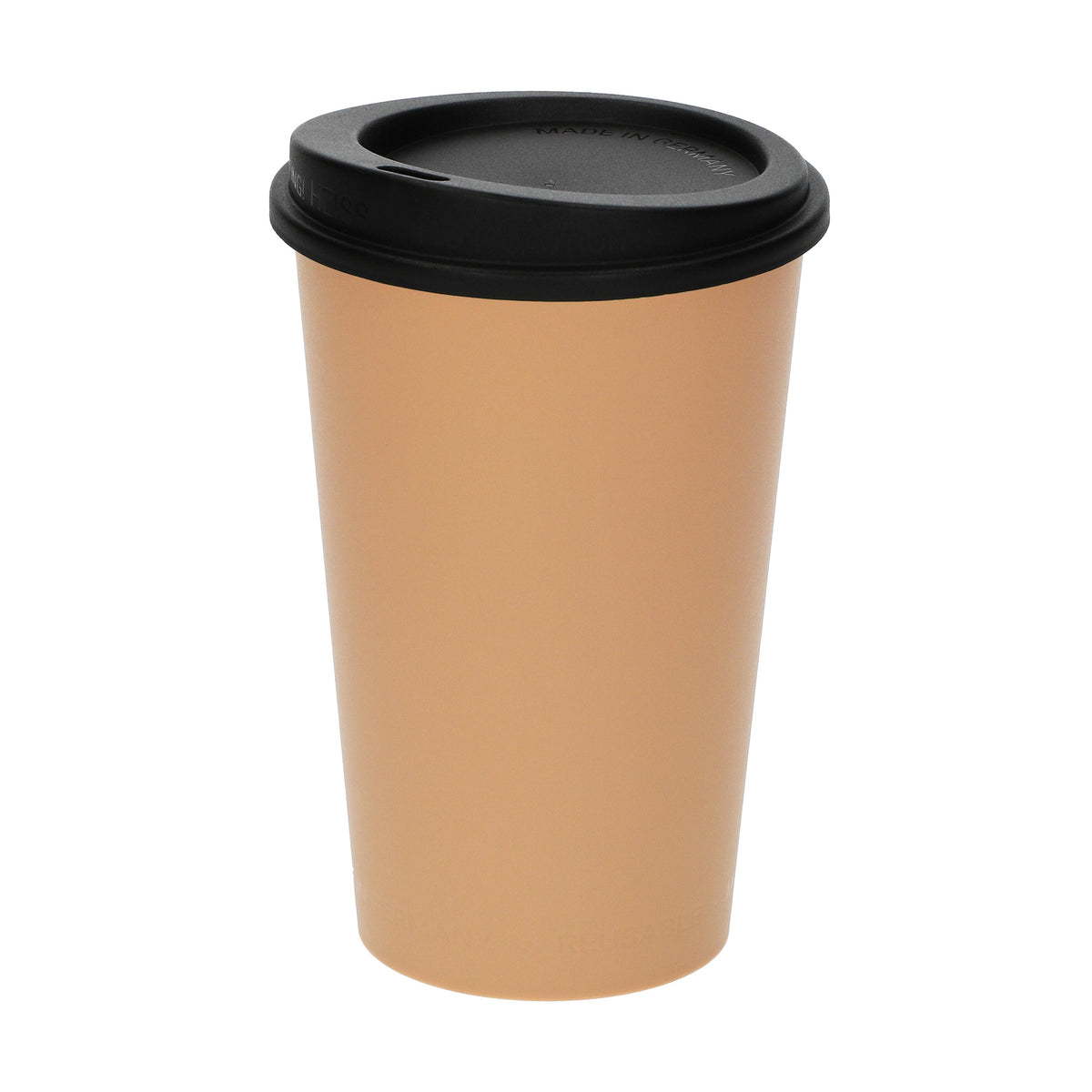 Kaffeebecher „ToGo“, 0,3 l – Beständiges braun / Schwarz