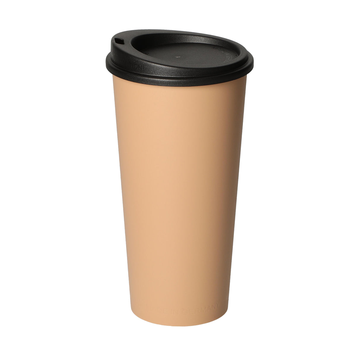 Kaffeebecher „ToGo“, 0,4 l – Beständiges braun / Schwarz